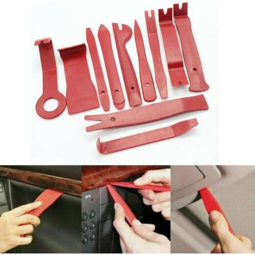 11 Pcs Car Removal Tools Automobile Nail Puller Radio o Panel Door Repairing Clip Trim Removal Pry Repair Tool