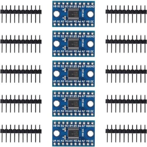 5pcs/lot TXS0108E 8 Channel Logic Level Converter Bi-Directional High Speed Full Duplex Shifter 3.3V 5V for Arduino Raspberry Pi