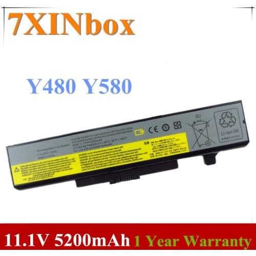 7XINbox 11.1V 5200mAh L11L6Y01 L11L6F01 L11L6R01 L11M6Y01 Battery For Lenovo ThinkPad Edge E430 E435 E530 E535 Y480 Y580 V480