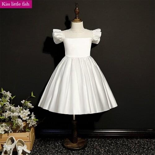 Free Shipping Short Wedding Girl Dress Kids Flower Dress Girl Dresses for Weddings
