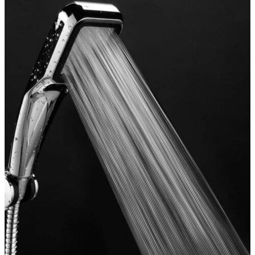 Booster Shower Head Hand Held Bathroom Small 300 Rainfall Hole High Pressure Handheld shower set