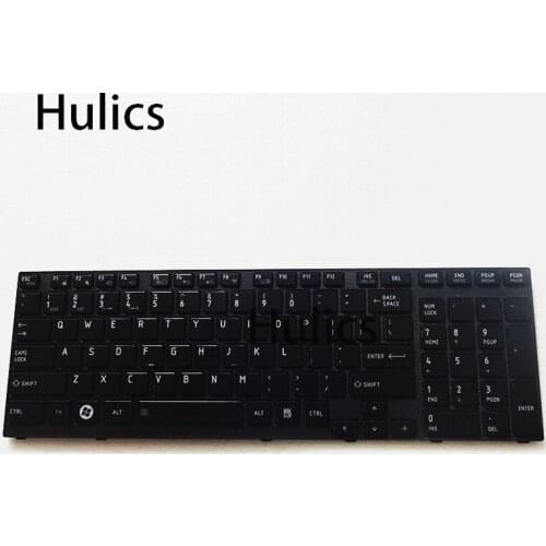 Hulics Original used FOR Toshiba Satellite A600 A600D A660 A665 A665D black US laptop Keyboard