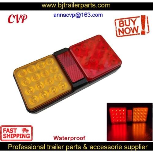 Tail LED Trailer Lights Lamp Pair Boat Waterproof Submersible 12V RV Parts (2PCS/1PAIR) Camper Caravan Accessories