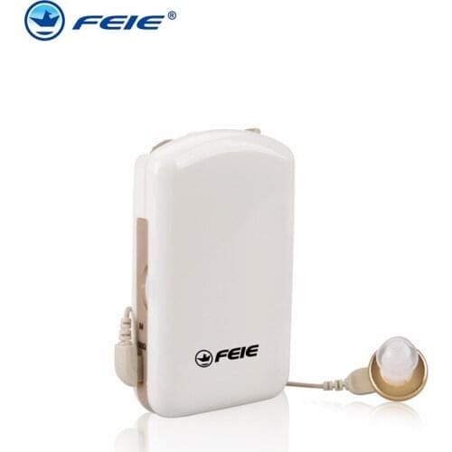 Pocket sound amplifier hearing aid feie high powerful clear voice volume adjustment hearing aids listening device S-7A