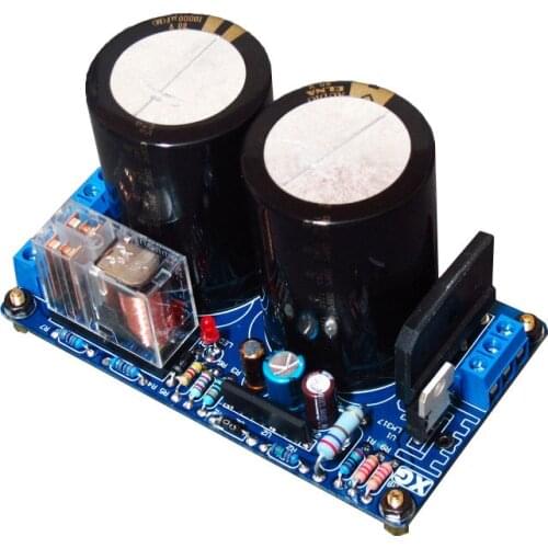 KYYSLB D25XB60 KIT LM317T Regulator Home Audio Amplifier Power Board Dual Power Supply Integrated 1237 Speaker Protection Board