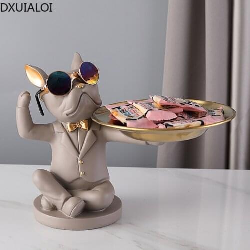 Creative Nordic Animal Storage Tray Resin Entrance Cabinet Put Key Home Bar Counter Living Room Desktop Item Storage Decoration