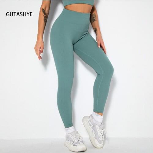 New vital seamless leggings for women workout gym legging high waist fitness yoga pants butt booty legging plus sports leggings