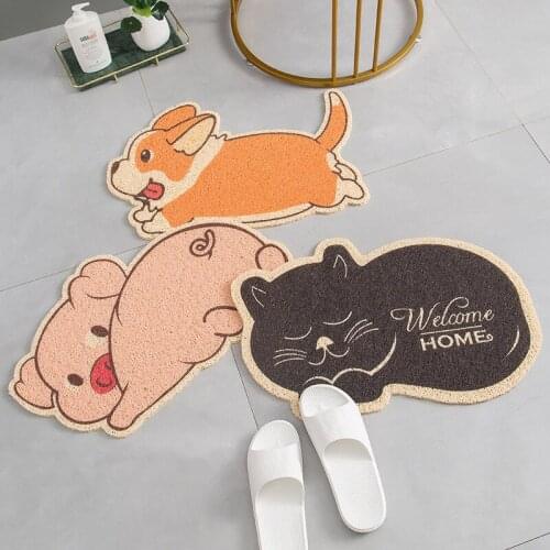 Cartoons Doormat Entrance Mat Hallway bathroom Anti-Slip Floor Mat Area Rugs Funny Custom Front Door Mat Carpet
