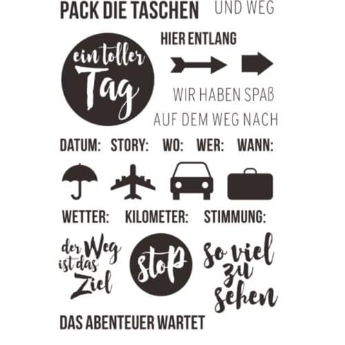 German Clear Stamp Or stamp for DIY Scrapbooking/Card Making/Kids Fun Decoration SuppliesA380