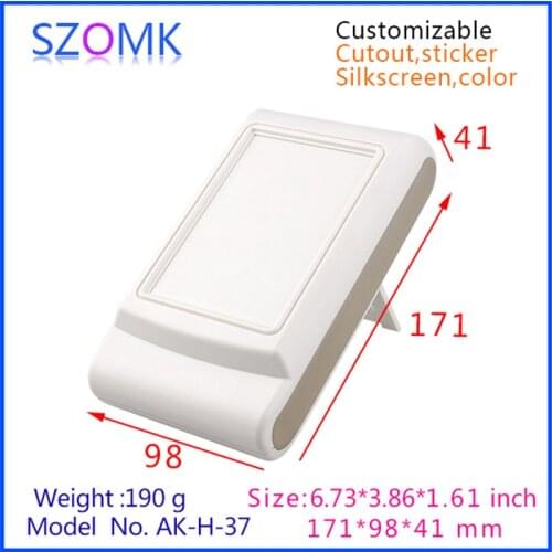 1 piece, electronics plastic handheld enclosure 171*98*41mm abs plastic enclosure junction box, abs control plastic box for LCD