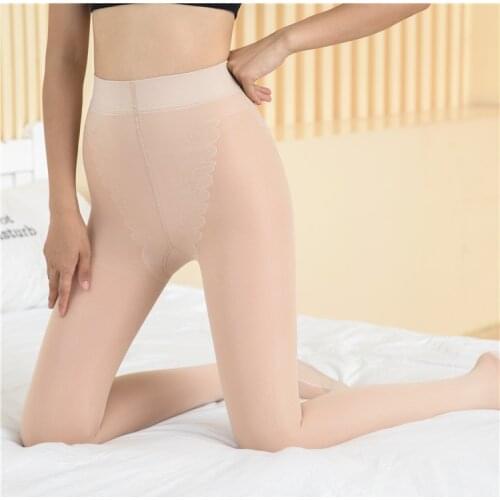 Light Leg Magic Silk Skin Color Even Autumn Winter Plus Velvet Fashion Warm Faux Velvet Winter Sexy Leggings