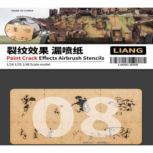 Leakage Spray Board Military Tank Production Fighter Crack Effect Chipping Effect Hobby Model Painting Tool 1/32 1/48 1/72