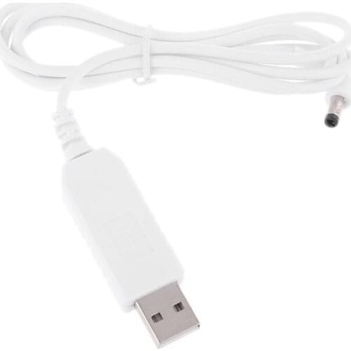 Universal 90 Degree USB 5 to 12V 4.0x1.7mm Power Supply Cable for Tmall Smart Bluetooth Speaker Echo Dot 3rd Router LED Strip 1m