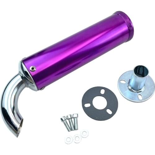 6 Color Universal metal 60X200MM Motorcycle Racing Exhaust Muffler Silence Silencer 2 Stroke Motorcycle Exhaust Pipe Muffler