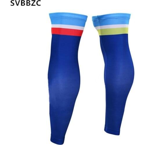 SVBBZC Running Cycling Legwarmers UV Sunscreen Leggings Bicycle Leg Warmers Outdoor Sports Safety Knee Pads