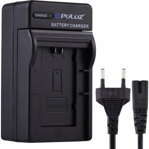 PULUZ EU Plug Battery Charger with Cable for Canon BP718 / BP727 Battery