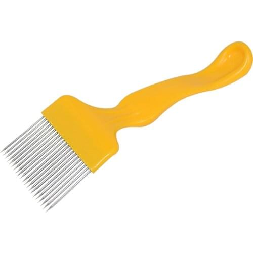 1pcs beekeeping tools Plastic 21-needle curved needle honey cutting fork, scraper, honey cutting knife, bee supplies