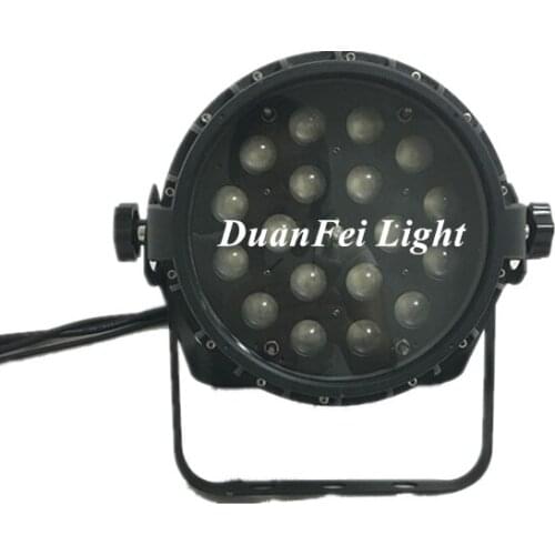 10pieces Outdoor dmx par can led zoom wash spotlight 18x10w 4in1 rgbw par outdoor wall washer led par ip65