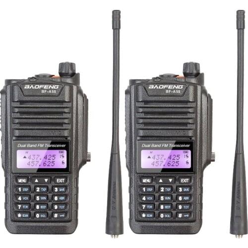 2PCS/Lot Original Baofeng BF-A58 IP-57 Dual Band Waterproof Handheld Radio Transceiver