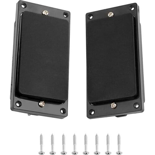 2pcs Double Coil Humbucker Pickup Kit Humbucker Closed Electric Professional Sealing Frame With Border Guitar