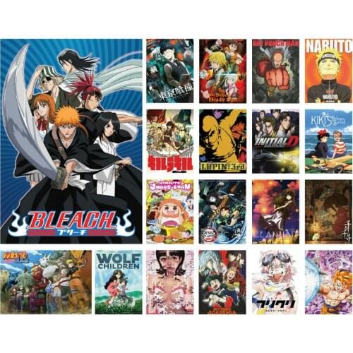 29style Choose Anime Films Manga PICTURE Art Film Print Silk Poster for Your Home Wall Decor 24x36inch