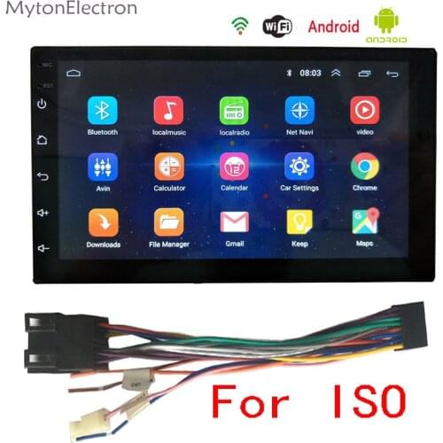 7'' 2 Din Car GPS Radio Player Android 8.1 Universal Radio GPS Navigation Audio Player Bluetooth For Volkswagen Honda toyata