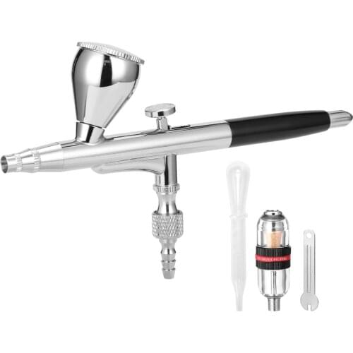 0.3mm Airbrush Paint Spray Gun Nart Art Painting Sprayer Cake Decoration Craft Model Painting Spraying Tool with 7cc 1/8 Adapter