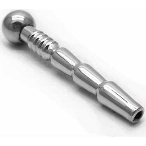 Hollow Stainless Steel Urethral Sound Dilator Penis Plug Male Masturbation Urethral Catheter Horse eye Stick Sex Toys for Men