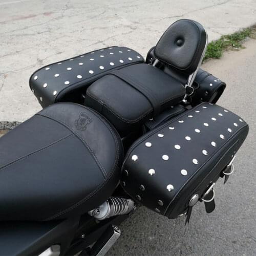 Motorcycle trunk Saddle bags Luggage Motorbike Motocross Racing Side Bag Large SIZE Saddelbags for Prince