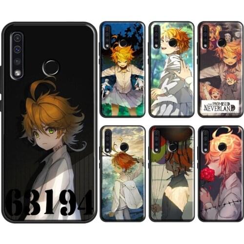 Emma The Promised Neverland Case For Huawei Honor 8X 9X 10X 10 Lite 10i 7A 7C 4C 6C Pro 8A 9A 7S 8S 20 Pro Back Cover