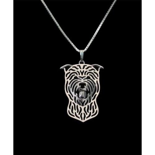 DANGGAO fashion Unique Handmade Glen of Imaal Terrier pendant chain choker necklace Dog Jewelry Pet Lovers Gift Idea