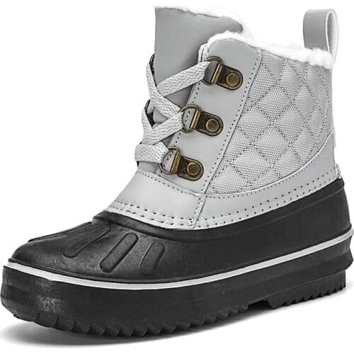 Kids Snow Boots Ankle Boot For Girls Childrens Waterproof Boots Childrens Sand-proof Cotton Shoes Boy Rubber Ankle Boots