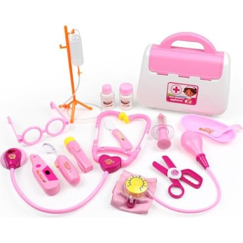 Children Doctor Toys Set Pretend Play Simulation Doctor Medical Kit Role Playing Game Medicine Portable Suitcase Girls Boys Toys