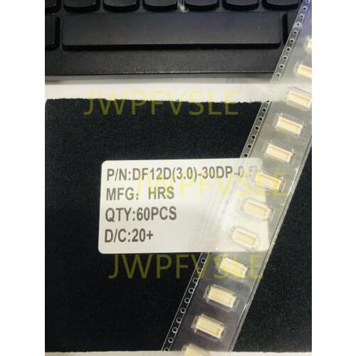 DF12D(3.0)-30DP-0.5V 30 Position Connector Header, Outer Shroud Contacts Surface Mount Gold