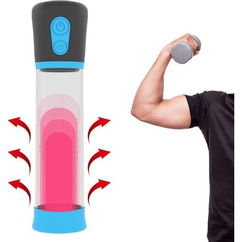 Electric Penis Pump Male Masturbator Penis Extender Penile Vacuum Pump Penis Adult Product Enlargement Enhancer Sex Toys for Men