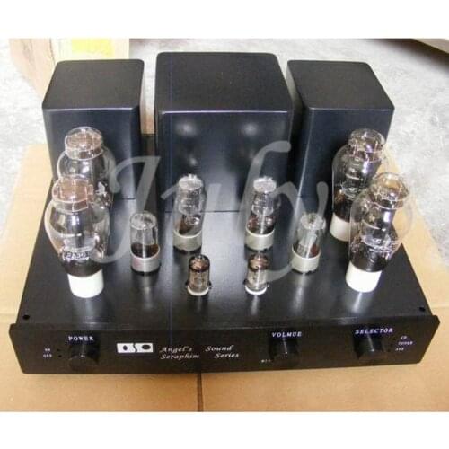 16W+16W 2A3C electronic tube push-pull amplifier, 100K 0-4-8Ω power amplifier, artificial shack welding, bright tone