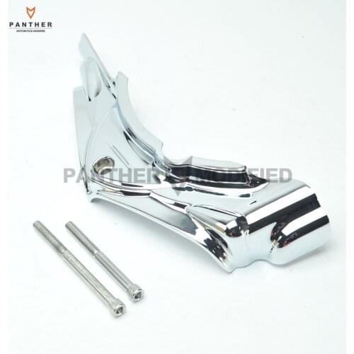 Chrome Motorcycle Cylinder Base Side Covers Moto Frame DIY case for Harley Touring Electra Street Glide 2007-2016