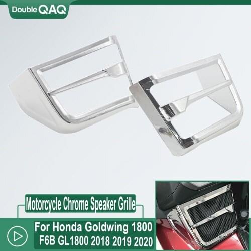 Motorcycle Chrome Speaker Grille For Honda Goldwing 1800 F6B GL1800 2018 2019 2020