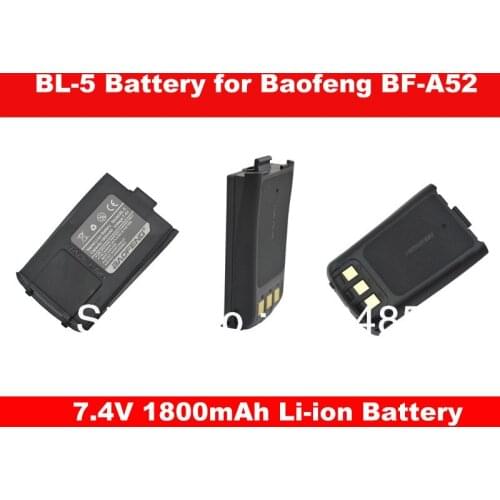 DC7.4V 1800mAh Li-ion Battery Pack for Baofeng BF-A52 Portable Two-way Radio