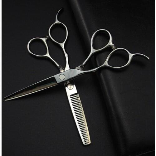 5 Colors professional Japan 440c left handed 6 '' hair scissors set haircut thinning barber cutting shears hairdresser scissors