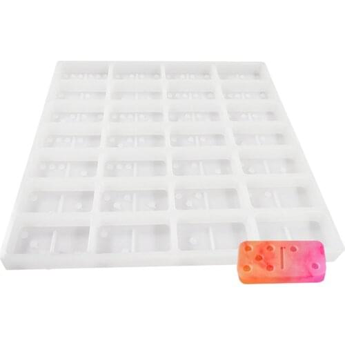 Home NEW DIY Silicone Mold Dominoes Non-sticky Handmade Mould Silicone Mold For Beginners