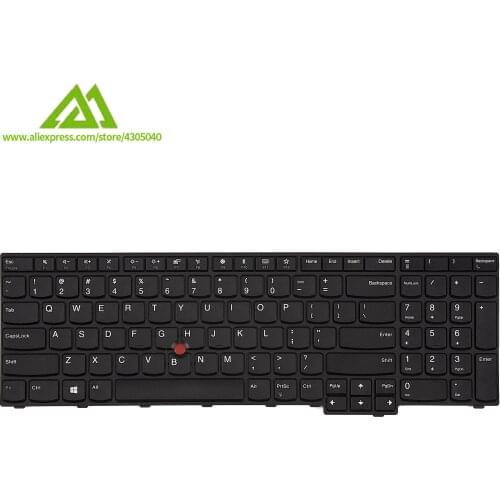 New Original US English Keyboard for Lenovo Thinkpad E570 E570C E575 No Backlit 01AX200 01AX160 P/N:SN20K93368