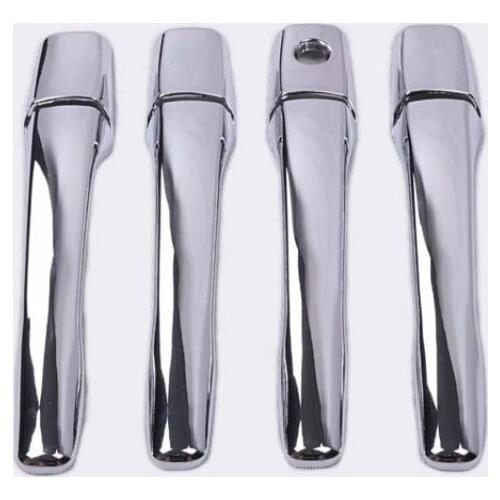 Funduoo For Mitsubishi Endeavor Galant Grunder 2004 2005 2006 2007 2008 2009 New ABS Chrome Door Handle Cover One Keyhole