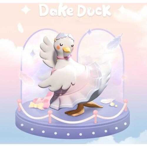 Original Anime Dake Duck Job Occupation Series Blind Box Guess Bag Action Figure Toys Kawaii Desktop Model Doll Gift Collection