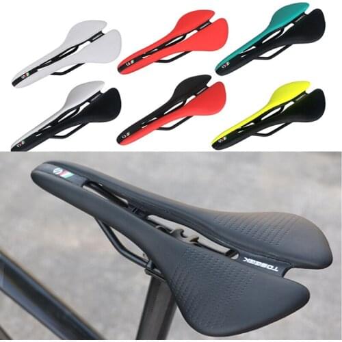 7 colors MTB Saddle Road Bike Ultralight 185g Racing Seat Hollow ergonomic Design Cr-mo Seat Rail saddle bicycle saddle
