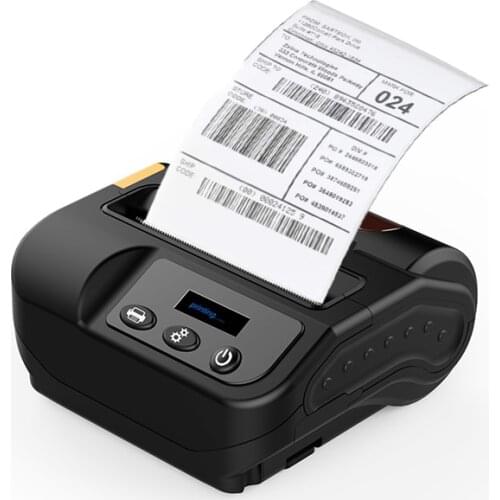 Thermal Printer Mini Portable 2 in 1 paper receipt and label printing Wireless 80mm bluetooth barcode Thermal printer