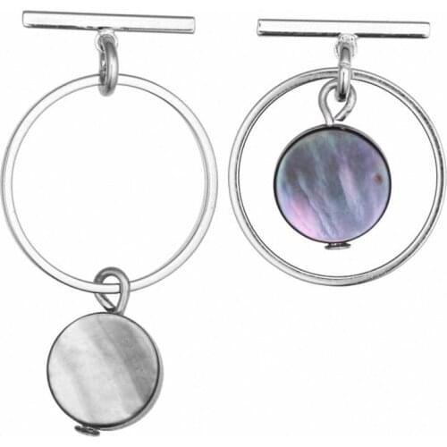 TONGKWOK Bohemia Dangle Earrings For Women Fashion Exaggeration Circle Earrings Jewelry #129310