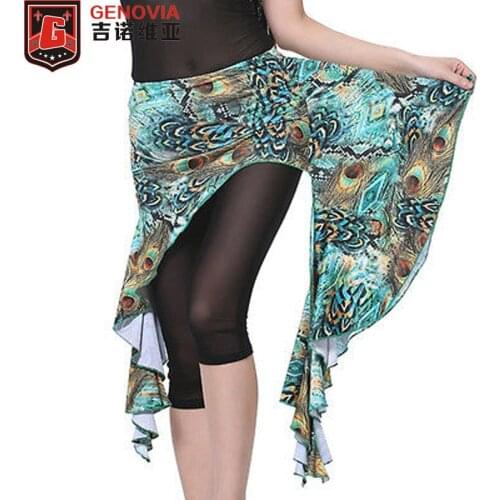 Women Belly Dance Costume Peacock Hip Scarf Wrap Skirt Belt 6 Colours