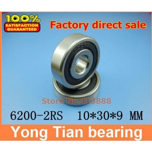 1pcs) SUS440C environmental corrosion resistant stainless steel bearings (Rubber seal cover) S6200-2RS 10*30*9 mm