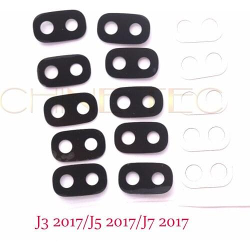 100pcs original back rear camera glass lens for Samsung galaxy J3 J5 J7 Pro 2017 / J330F J530F J730F/J330 J530 J730